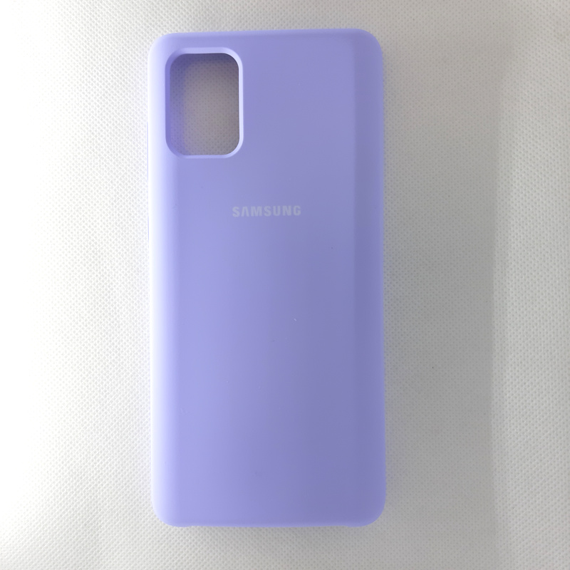 Чехол Silicon Case для Samsung Galaxy A71, сиреневый