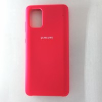 Чехол Silicon Case для Samsung Galaxy A71, малиновый