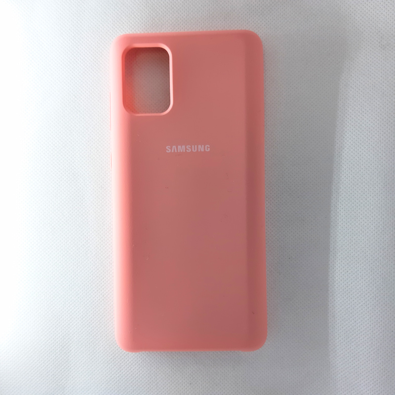 Чехол Silicon Case для Samsung Galaxy A71, розовый