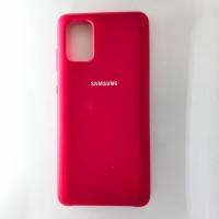 Чехол Silicon Case для Samsung Galaxy A71, бордовый