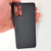 Силиконовый чехол-накладка для Samsung Galaxy A71, чёрный