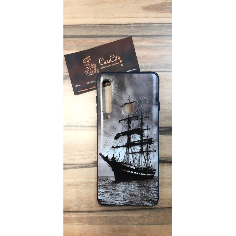 Чехол накладка для Samsung Galaxy A9 (2018) с рисунком Корабль