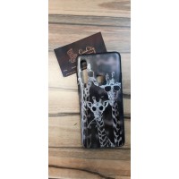 Чехол накладка для Samsung Galaxy A9 (2018) с рисунком Жирафы