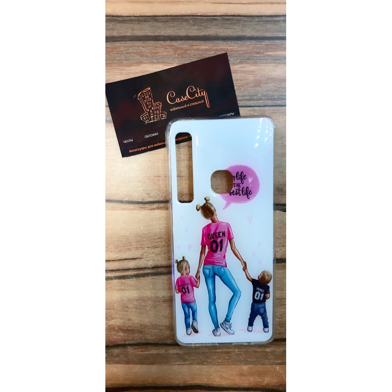 Чехол накладка для Samsung Galaxy A9 (2018) с рисунком - 3