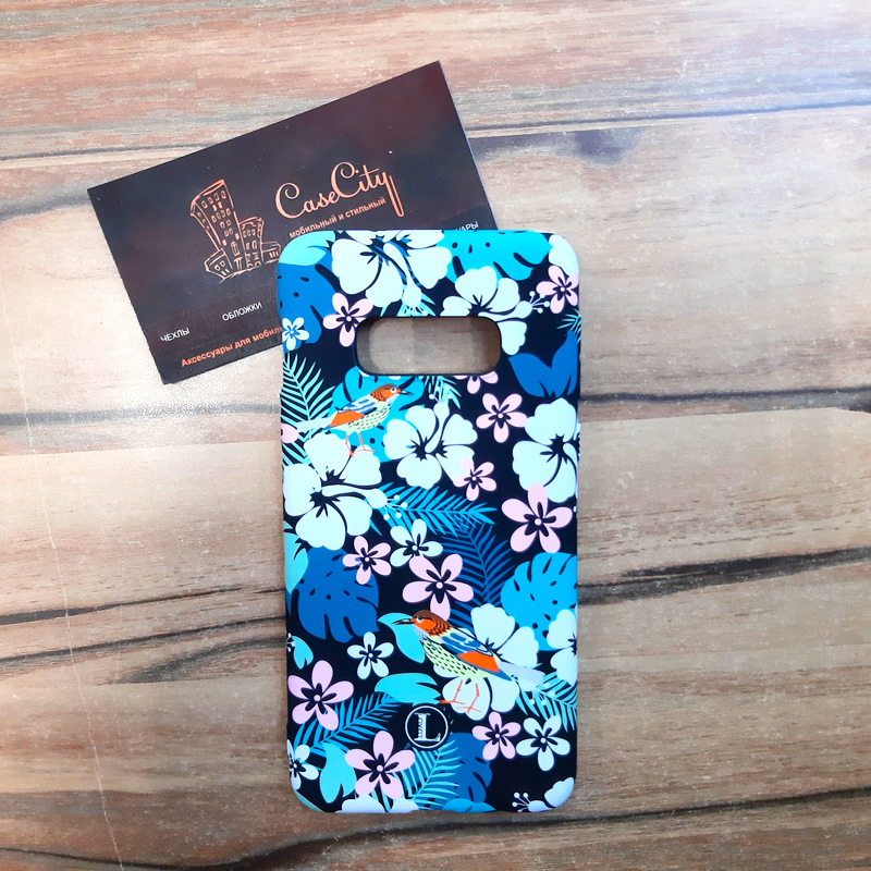 Силиконовый чехол "LUXO" для Samsung Galaxy S10 (G973), с принтом Flowers - 1