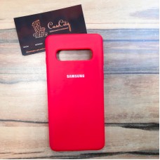 Силиконовый чехол "Silicone Case" для Samsung Galaxy S10E (G970), красный