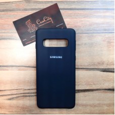 Силиконовый чехол "Silicone Case" для Samsung Galaxy S10 Plus (G975), чёрный