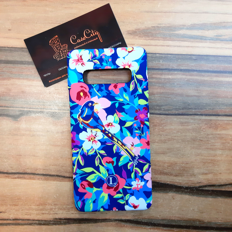 Силиконовый чехол "LUXO" для Samsung Galaxy S10 (G973), с принтом "Flowers"