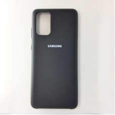 Чехол накладка Silicon Case для Samsung Galaxy S20+, чёрный