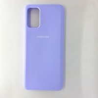 Чехол накладка Silicon Case для Samsung Galaxy S20+, сиреневый