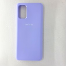 Чехол накладка Silicon Case для Samsung Galaxy S20+, сиреневый