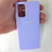 Чехол накладка Silicon Case для Samsung Galaxy S20+, сиреневый