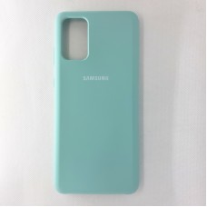 Чехол накладка Silicon Case для Samsung Galaxy S20+, бирюзовый