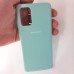 Чехол накладка Silicon Case для Samsung Galaxy S20+, бирюзовый