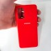 Чехол накладка Silicon Case для Samsung Galaxy S20+, красный