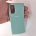 Чехол накладка Silicon Case для Samsung Galaxy S20, бирюзовый