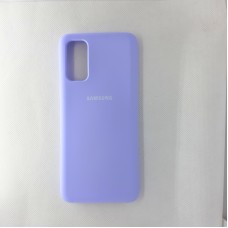 Чехол накладка Silicon Case для Samsung Galaxy S20, сиреневый