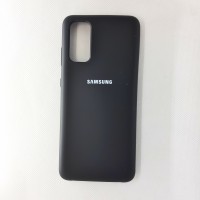 Чехол накладка Silicon Case для Samsung Galaxy S20, чёрный