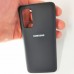 Чехол накладка Silicon Case для Samsung Galaxy S20, чёрный