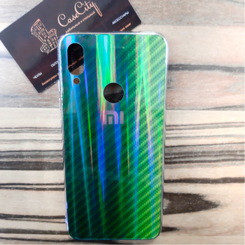  Чехол Аврора для Xiaomi Redmi Note 7, зелёный
