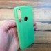 Силиконовый чехол Silicone Case для Xiaomi  Redmi Note 8, зелёный
