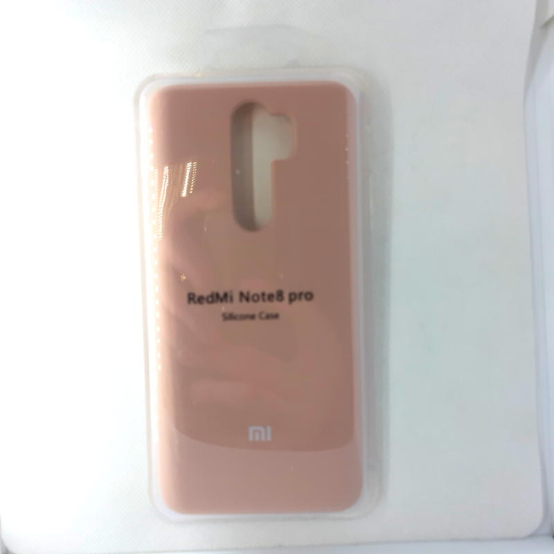 Чехол-накладка Silicon Case для Xiaomi Redmi Note 8 Pro, розовый