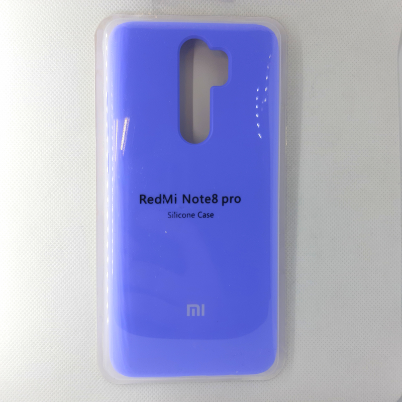 Чехол-накладка Silicon Case для Xiaomi Redmi Note 8 Pro, голубой