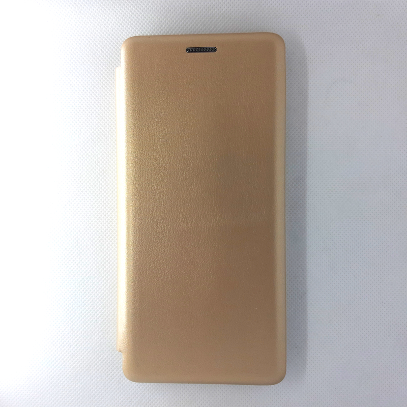Чехол-книжка EXPERTS для Xiaomi Redmi Note 8 Pro, без окна, золотой