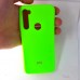 Чехол накладка Silicon Case для Xiaomi Redmi Note 8T, зелёный
