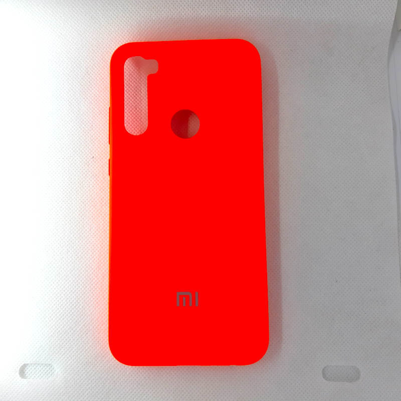 Чехол накладка Silicon Case для Xiaomi Redmi Note 8T, оранжевый
