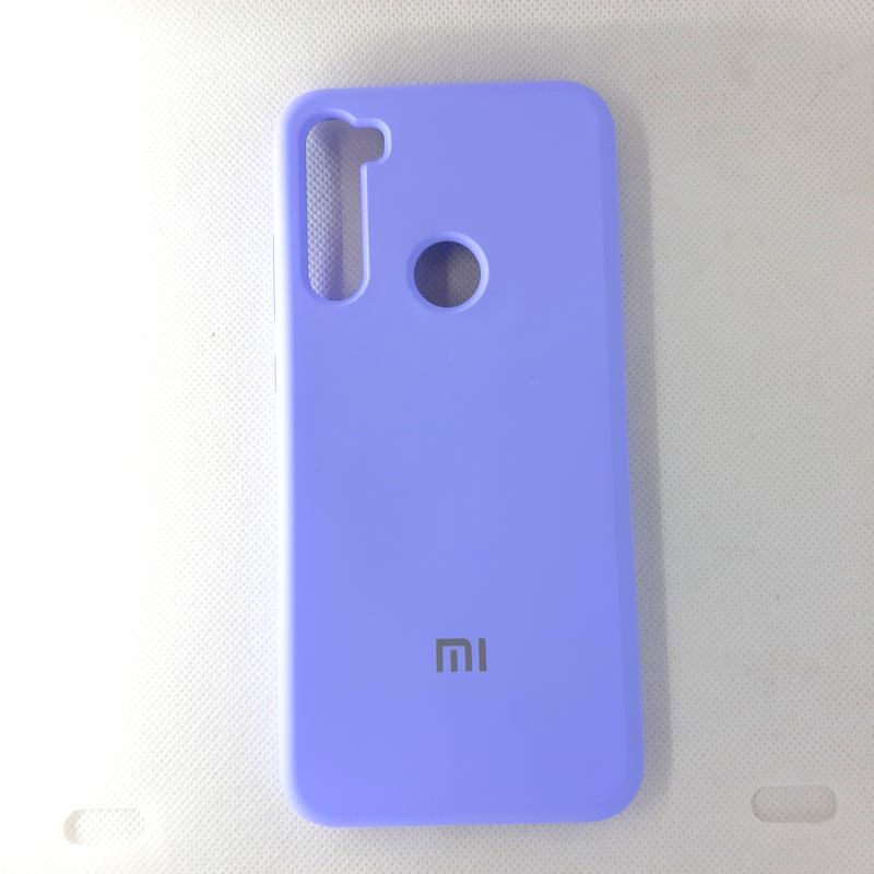 Чехол накладка Silicon Case для Xiaomi Redmi Note 8T, сиреневый