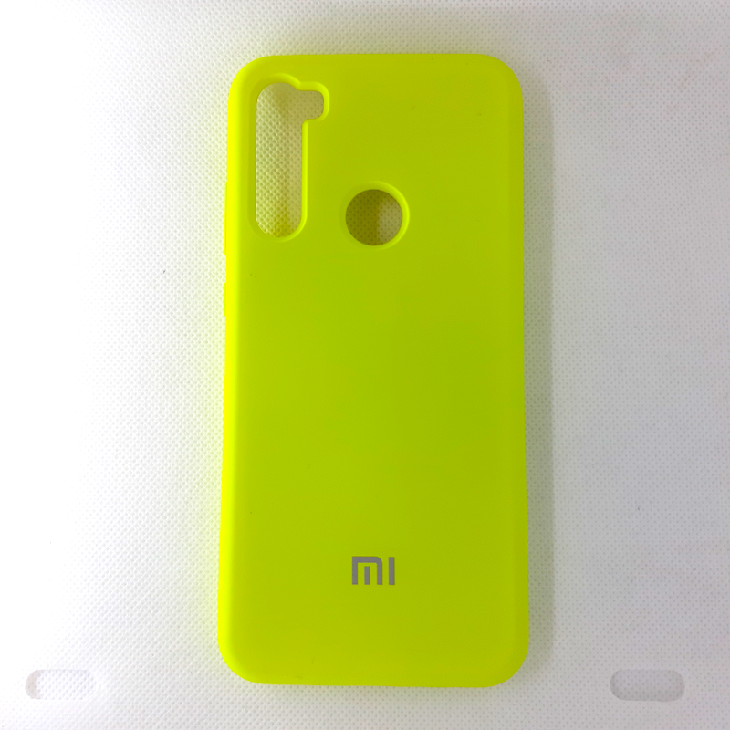 Чехол накладка Silicon Case для Xiaomi Redmi Note 8T, жёлтый