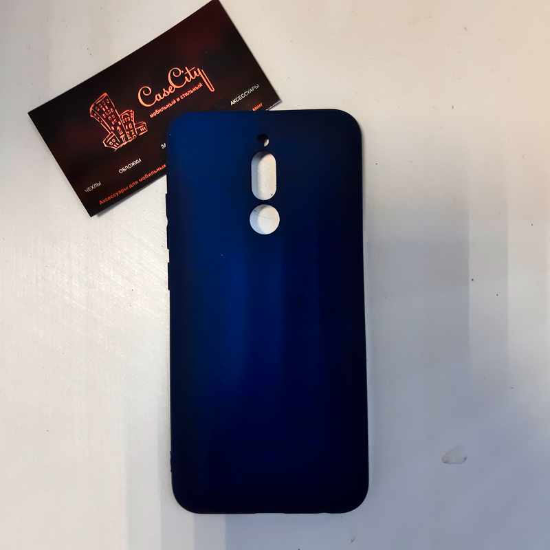 Силиконовый чехол EXPERTS для Xiaomi Redmi 8, синий