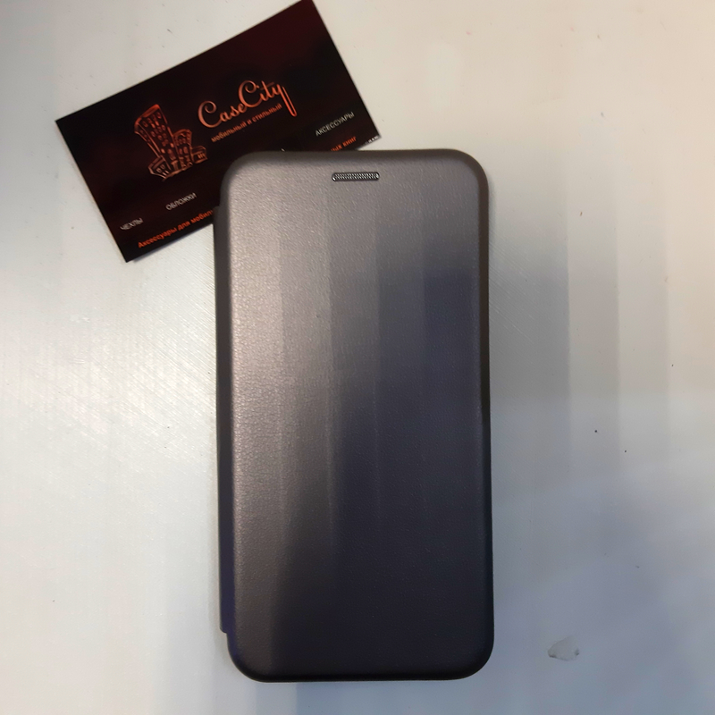 Чехол-книга EXPERTS для Xiaomi Redmi 8, графитовый