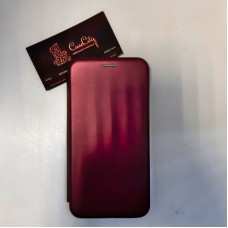 Чехол-книга EXPERTS для Xiaomi Redmi 8, бордовый