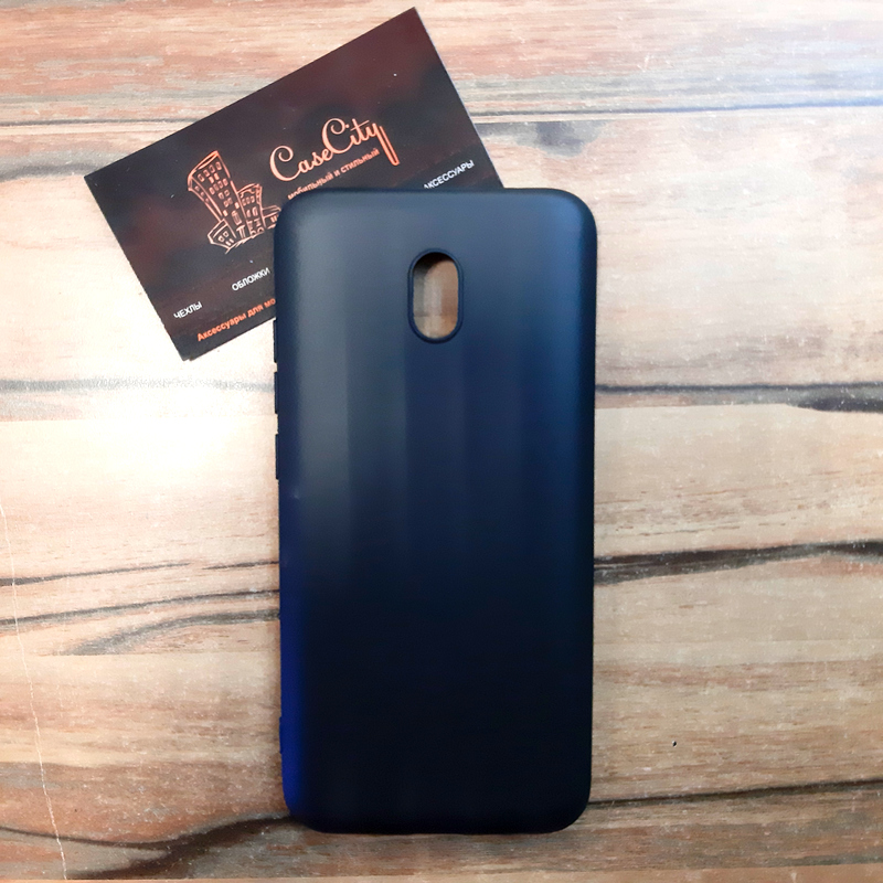 Силиконовый чехол EXPERTS для Xiaomi Redmi 8A, чёрный