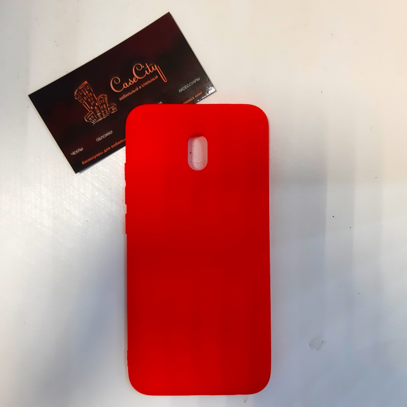 Силиконовый чехол EXPERTS для Xiaomi Redmi 8A, красный - 1