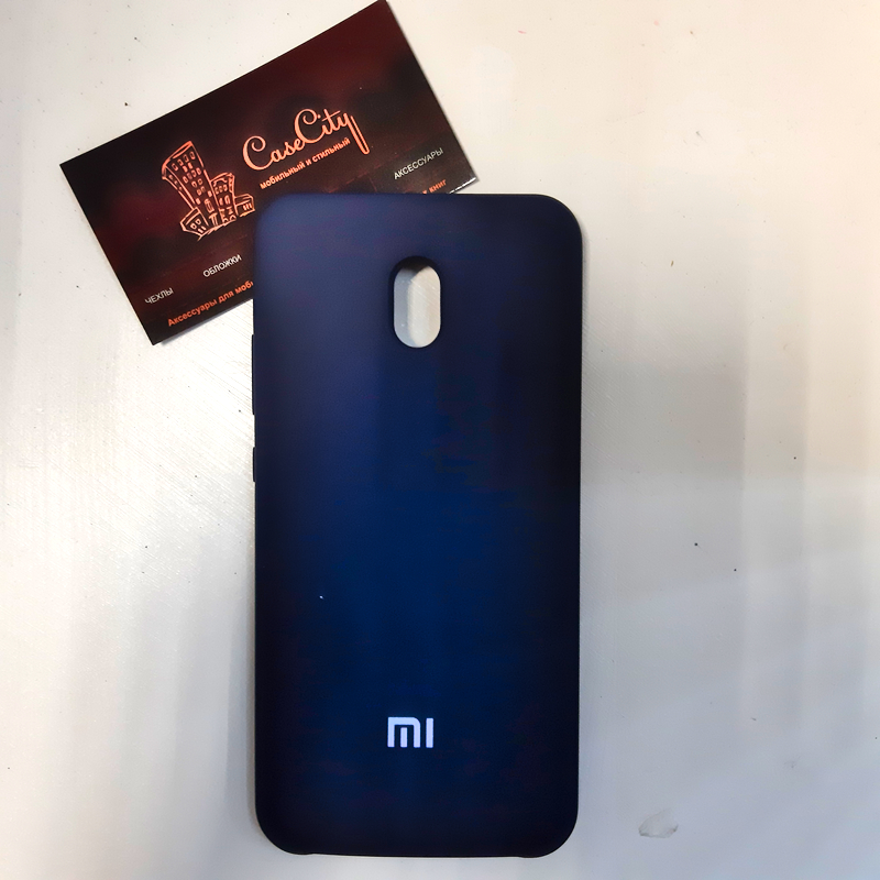 Силиконовый чехол EXPERTS для Xiaomi Redmi 8A, синий - 2