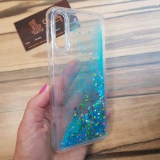 Чехол пересыпка для Samsung Galaxy A30 синий