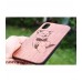 Чехол для iPhone X деревянный лисенок