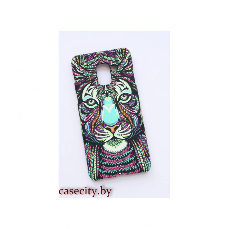 Чехол для Samsung Galaxy A5 A8 2018 Luxo пластик тигр, лев