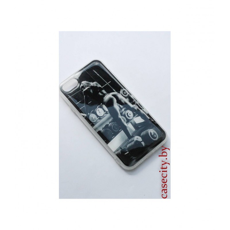 Чехол для iPhone 8 силикон Fashion рисунки вид 2