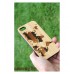 Чехол для iPhone 8 деревянный карта мира