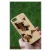 Чехол для iPhone 8 деревянный карта мира