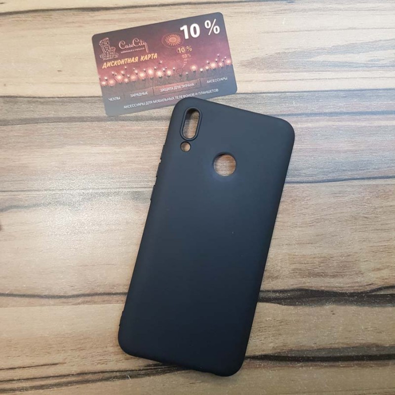 Силиконовый чехол EXPERTS для Huawei/Honor Y9 2019 черный