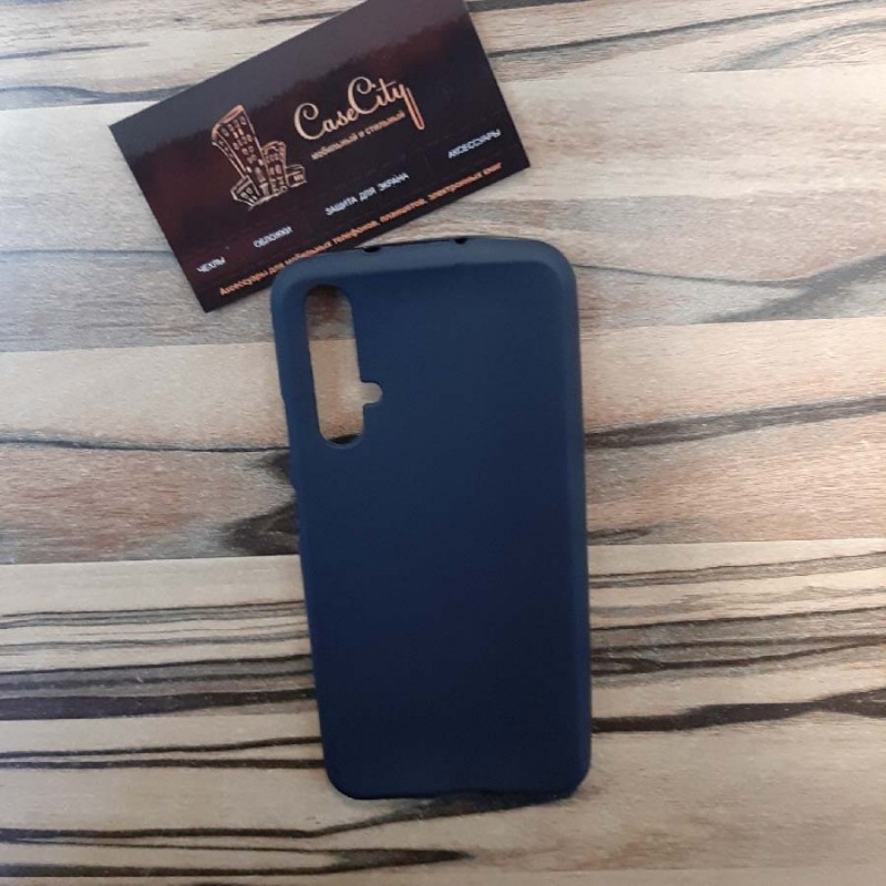 Силиконовый чехол EXPERTS для Huawei/Honor 20 черный