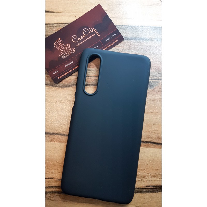 Силиконовый чехол EXPERTS для Huawei/Honor P30 черный