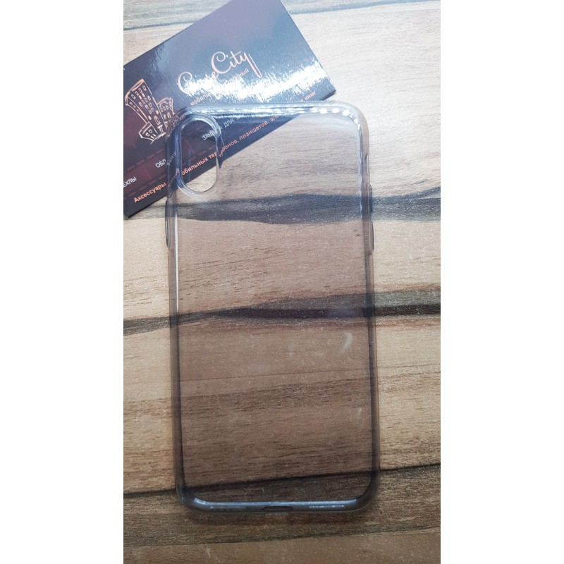 Силиконовый чехол Hoco для Apple iPhone X тонированный