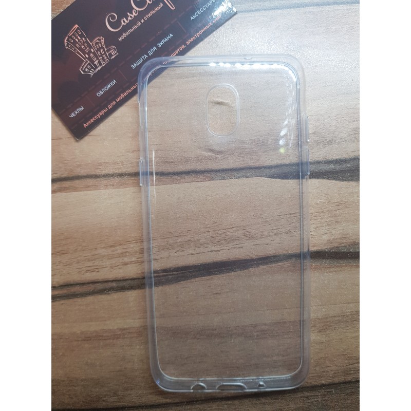 Силиконовый чехол EXPERTS для Samsung Galaxy J3 (2018) прозрачный