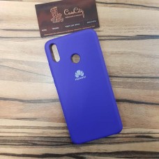 Чехол Silicone case для Huawei/Honor Y9 2019, фиолетовый